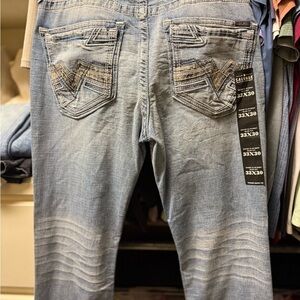 Salvage Light Blue Bootcut Jeans